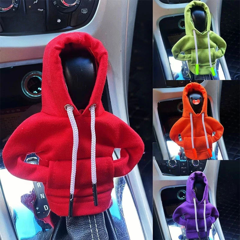 Hoodies Car Gear Shift Cover 1PCS Gearshift Decor Manual Handle Gear Shift Antislip Sweatshirt Auto Change Lever Sweater